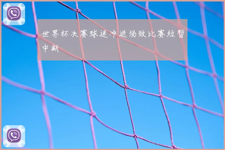 世界杯决赛球迷冲进场致比赛短暂中断