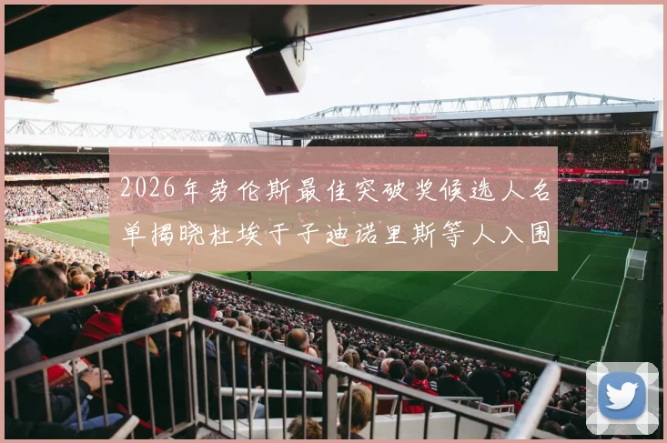 2026年劳伦斯最佳突破奖候选人名单揭晓杜埃于子迪诺里斯等人入围
