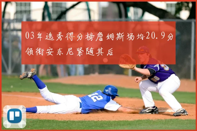 03年选秀得分榜詹姆斯场均20.9分领衔安东尼紧随其后